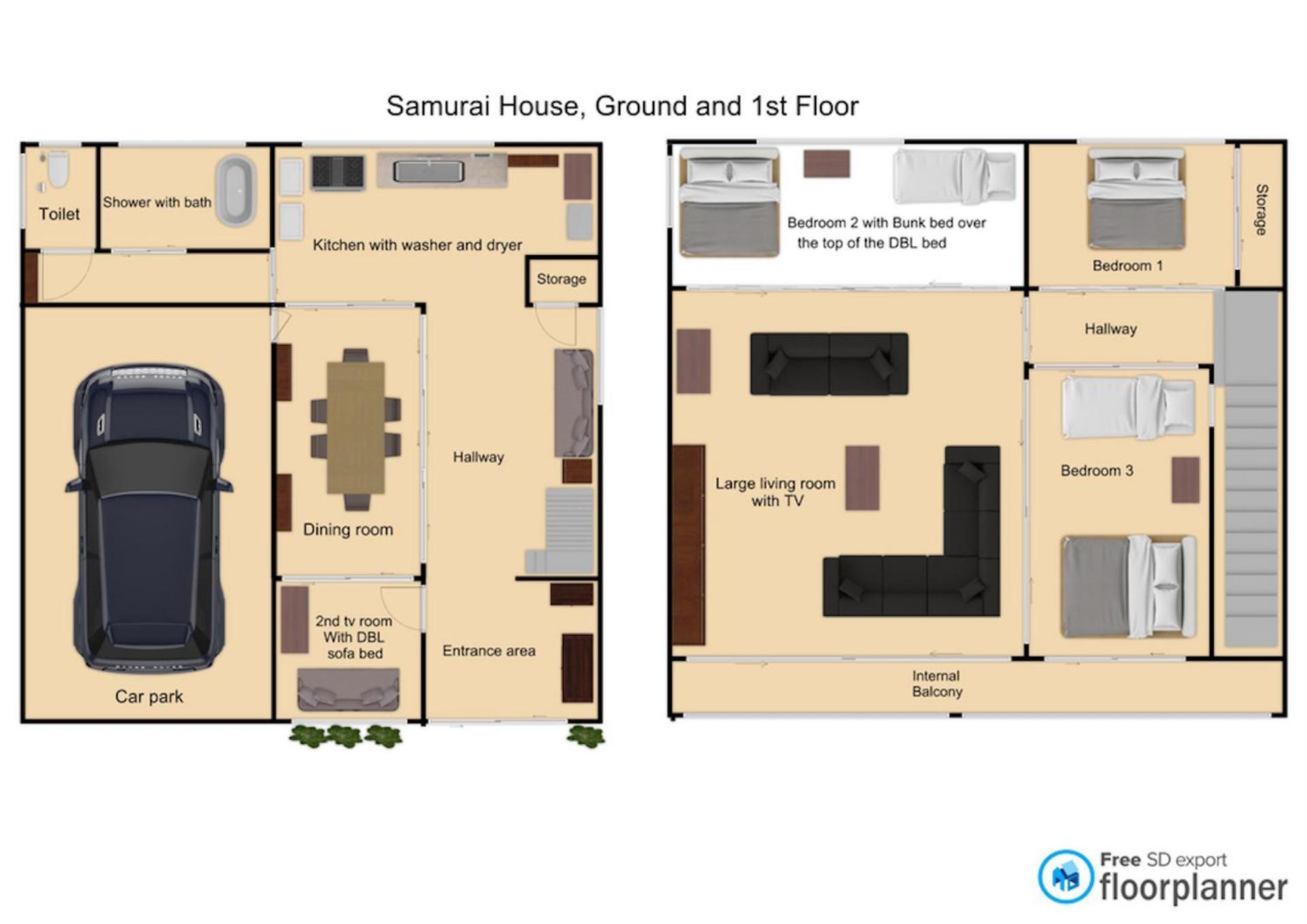 Samurai House - Large Family House, West Shinjuku * Tokio